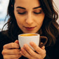 Handcrafted Ceramic Espresso Cup with Wooden Handle