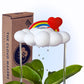 Original Dripping Rain Cloud with Red Heart and Rainbow Charms