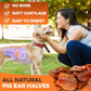 Whole Pig Ears for Dogs Natural Single Ingredient Digestible Rawhide Alternative