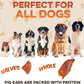 Whole Pig Ears for Dogs Natural Single Ingredient Digestible Rawhide Alternative