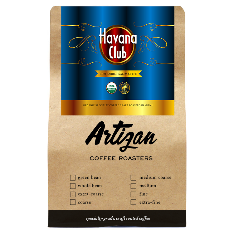 Organic Havana Club Rum Barrel Aged Coffee
