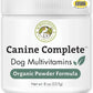 Wholistic Pet Organics Canine Complete 1lb Dog Multivitamin Powder 45 Scoops