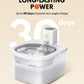 Wireless Cat Water Fountain Stainless Steel Battery Quiet 2.5L Automatic