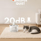 Wireless Cat Water Fountain Stainless Steel Battery Quiet 2.5L Automatic
