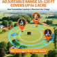 Wireless Dog Fence Radar 3in1 Training No Go Zone Waterproof Collar up to 1 acre