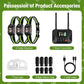 Wireless Dog Fence System for 3 Dogs 2.4GHz Waterproof Rechargeable