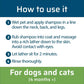 Wondercide Tick & Flea Shampoo for Dogs & Cats, Natural Essential Oils, 12 oz