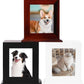 Wooden Pet Memorial Urn with Photo Frame Keepsake Box for Dogs & Cats