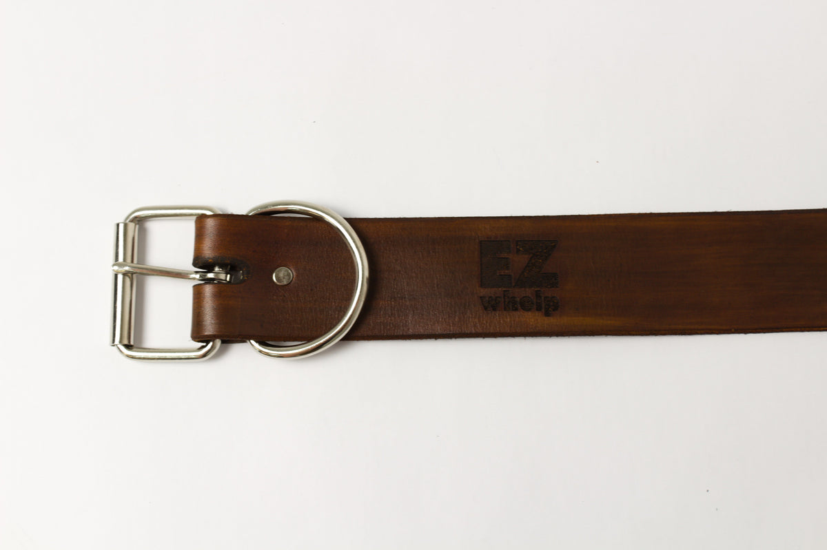 Collar de perro de cuero