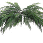 65" Faux Cedar Mantel Swag