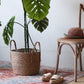 Handwoven Seagrass Basket for Plants