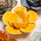 Ceramic Small Yellow Poppy Flower