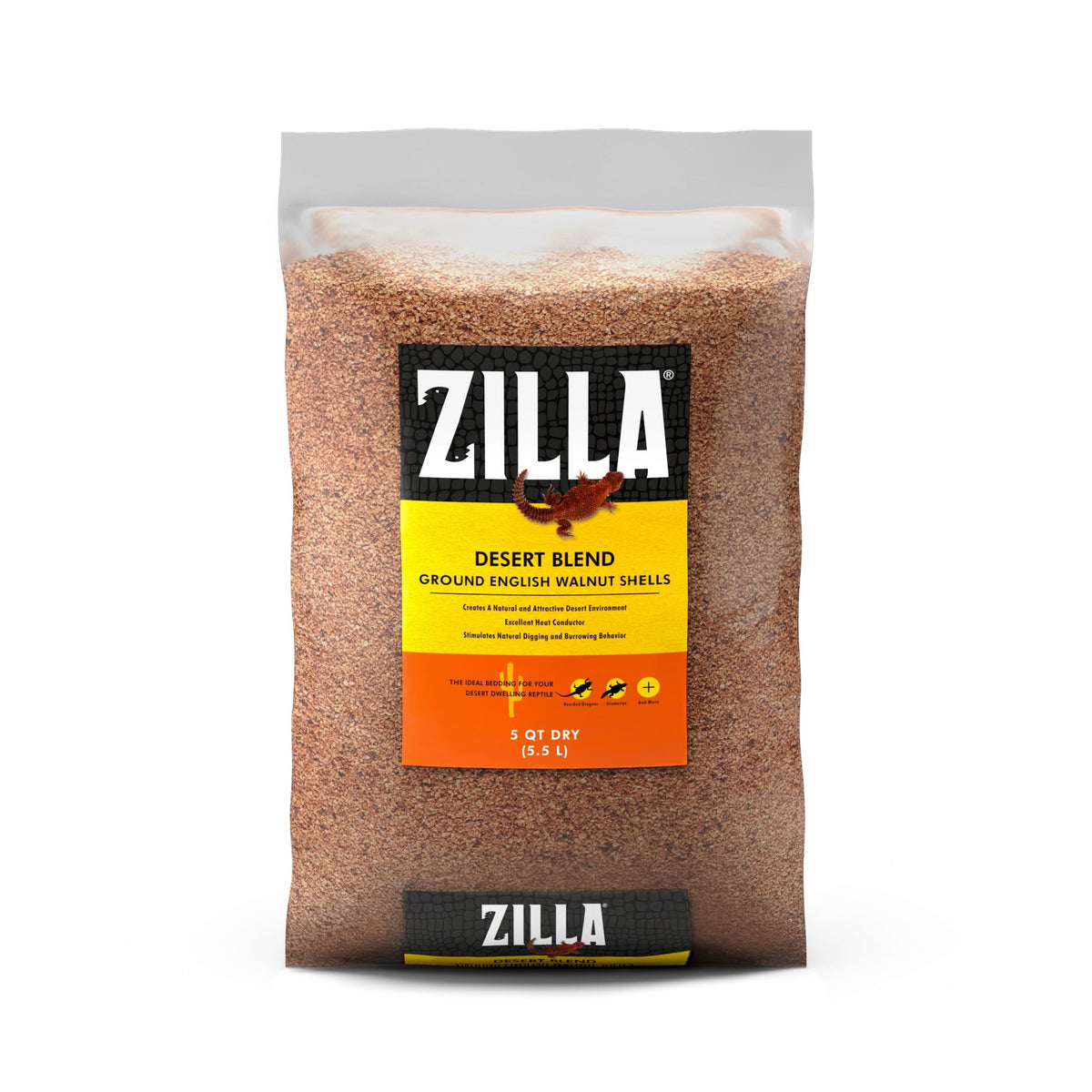 Sustrato de cáscaras de nogal negro molidas Desert Blend, 5 cuartos de galón
