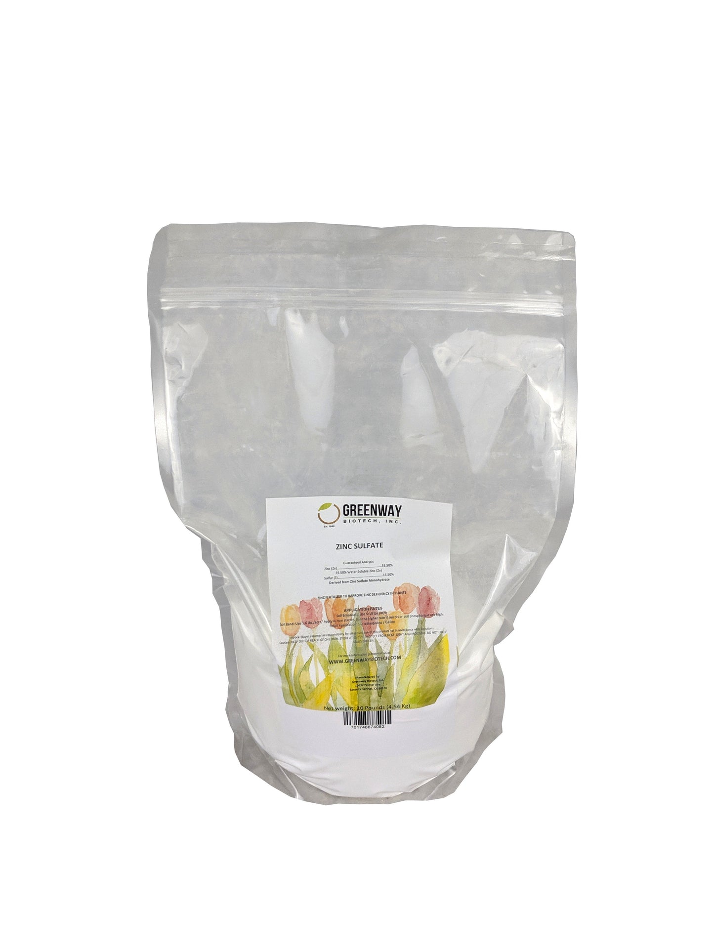 Zinc Sulfate - Concentrated zinc for pecans, citrus, and corn