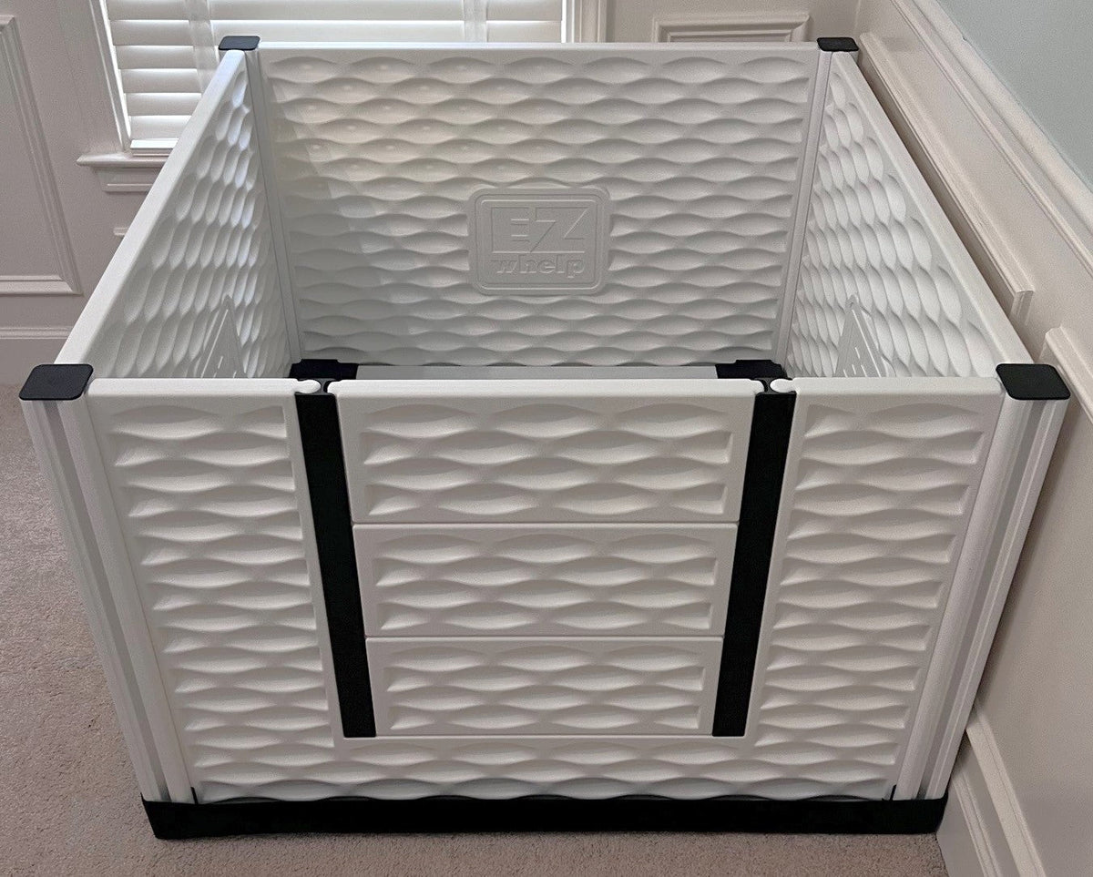 Caja de parto alta EZclassic con rieles