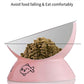 Raised Cat Bowl for Dry Wet Cat Food