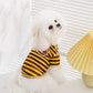 Dog Clothes, Autumn And Winter Striped Animal Base Shirts, Teddy Bichon Frise, Small And Medium-sized Dog, Cat Two-legged Pet Clothes