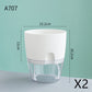 Automatic Water-Absorbing Flower Pot Plastic Resin Transparent Flower Pot
