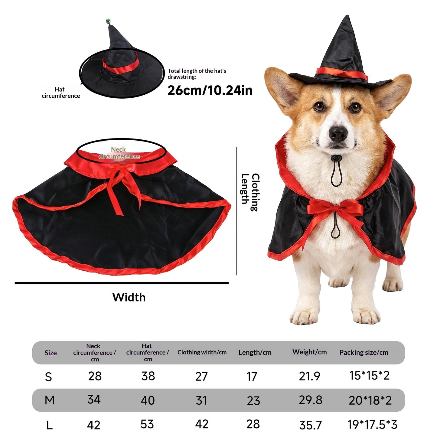 Pet Costume Cat Transformation Funny Holiday Dress-Up Outfit