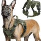 No Pull Tactical Dog Harness Molle Vest Adjustable Medium Large Dogs