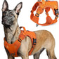 No Pull Tactical Dog Harness Molle Vest Adjustable Medium Large Dogs