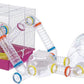 Laura Small Hamster Cage | Fun & Interactive Cage Measures 18.11L X 11.61W X 14.8H & Includes All Accessories