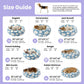 LE SURE Donut Dog Bed – 7 Sizes, 5 Patterns