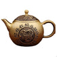 “Baifu” Dragon & Phoenix Brass Teapot – Chinese Gongfu Kettle & Ornament