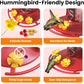 Hummingbird Feeder Camera Solar WiFi 2.5K HD AI Night Vision