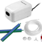 Dual Outlet Aquarium Air Pump Quiet Oxygen Pump Kit 10–100 Gallon