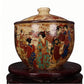 Qianlong Style Pink Tea Jar / Sugar Jar – Ceramic Asian Home Decor