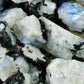 Piedra lunar arcoíris en bruto – Piedra en bruto de grado A+ de la India