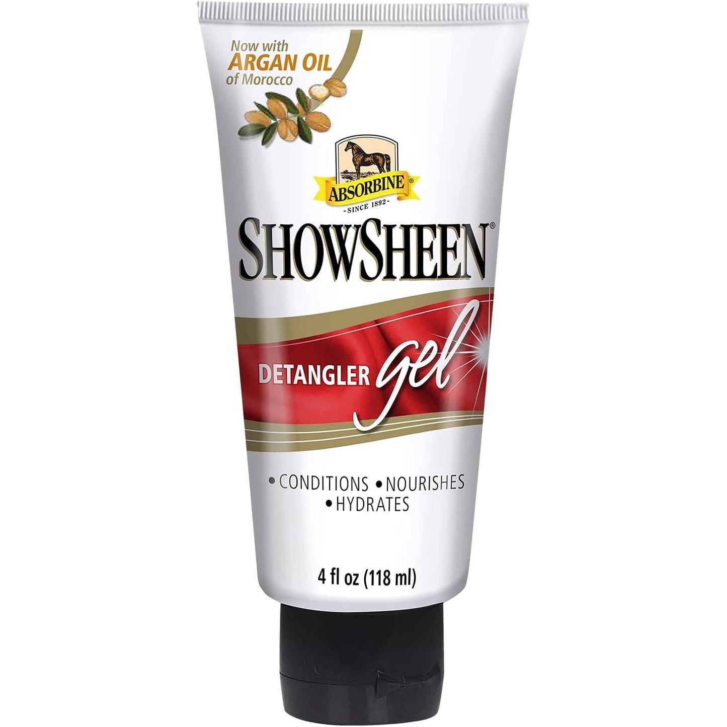 Absorbine ShowSheen Detangler Gel Mane Tail Knots 4 oz.
