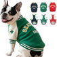 Warm Dog Varsity Jacket Heavyweight Fleece Pet Coat Small-4XL