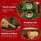 Christmas Cat Tree Tower with Houses – 48 & 52 Inch