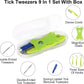 Tick Removal Tool 8 In 1 With Storage Box, Tick Tweezers, Flea Comb, Magnifying Glass, Dog Tick Remover Tool Tick Removal Kit Tick Removal Tool For Dogs Cats Pet Tick Comb