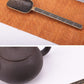 Carved Fu Character Auspicious Clouds Pattern Tea Shovels