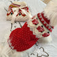 Retro Pet Sweater With New Year Roses Pattern