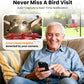 Hummingbird Feeder Camera Solar WiFi 2.5K HD AI Night Vision