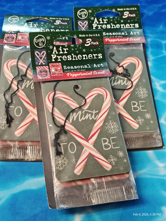 Peppermint Air Fresheners  Refreshing Bliss in a 3-Pack by PNC Family FInds