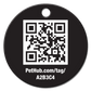 PetHub QR Pet ID Tag – Classic Aluminum