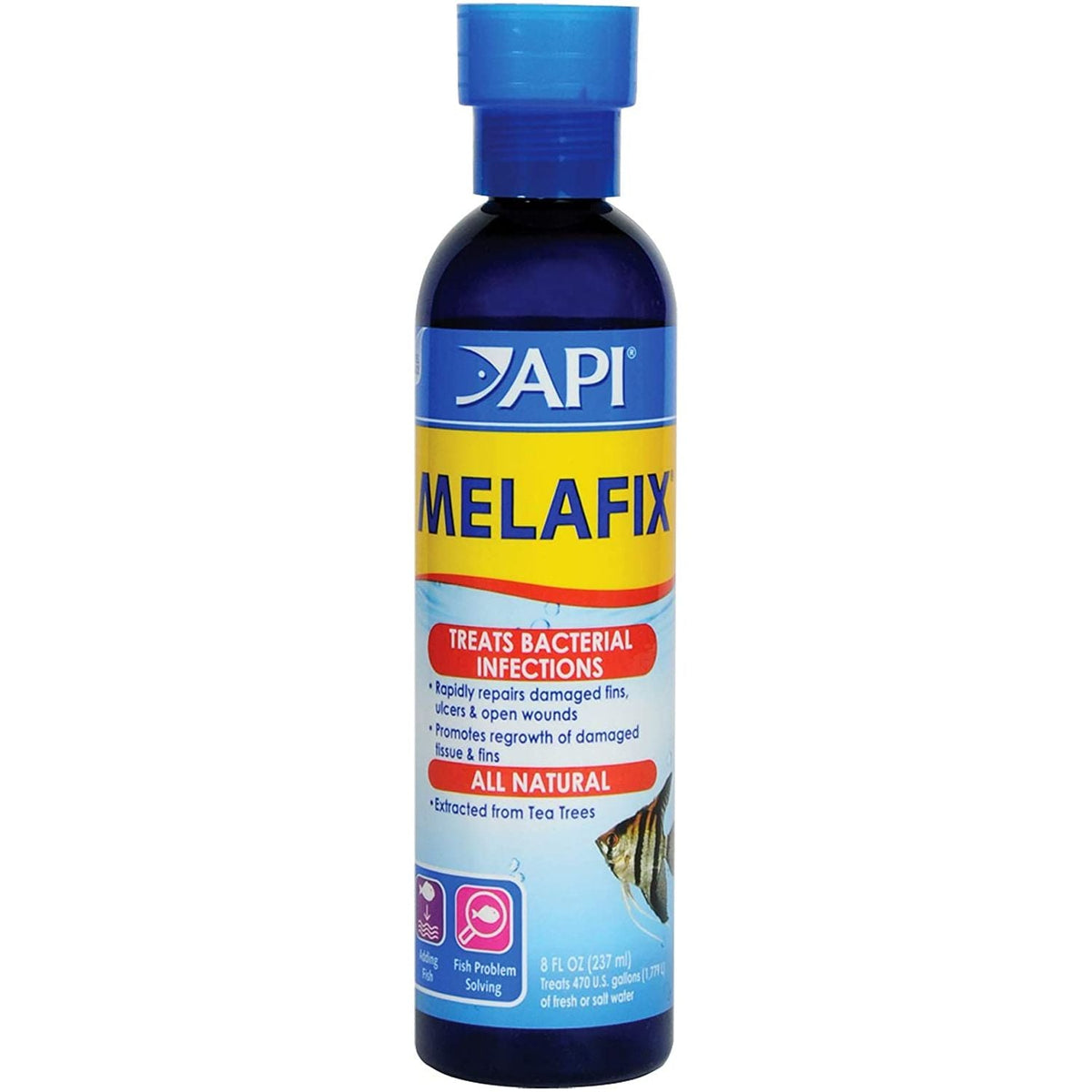 API Melafix Solución para el cuidado de peces de agua dulce – 8 oz – Cuidado del agua del acuario
