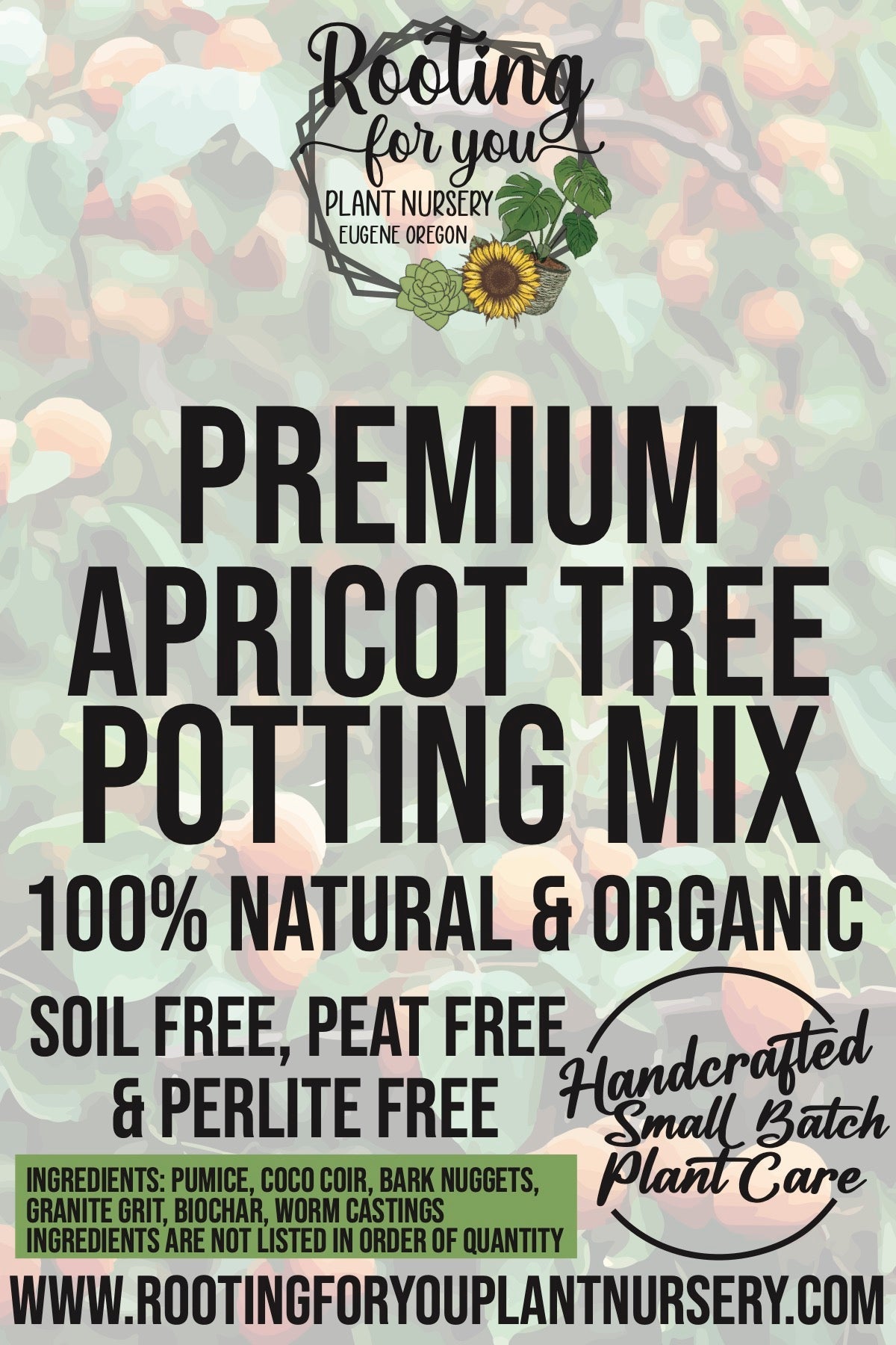 Apricot Tree Premium Potting Mix