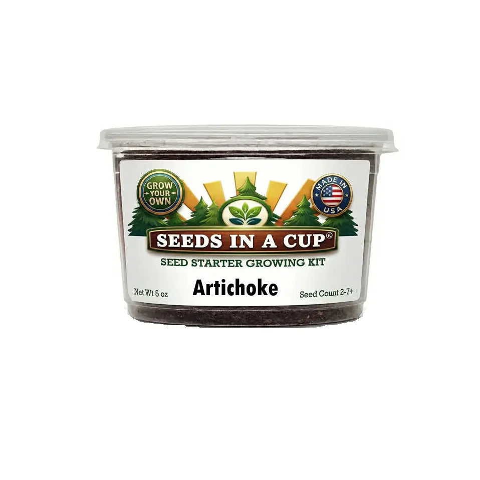 Artichoke Grow Kit | Grow Fresh Artichoke from Seed | Seeds In A Cup®