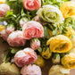 Artificial Flower Buttercup Flower Stem 28" Tall