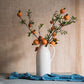 Artificial Fruit Yellow Orange Pomegranate Fruit Stem 36" Tall