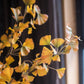 Artificial Ginkgo Stem in Yellow 37" Tall Faux