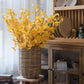 Artificial Ginkgo Stem in Yellow 37" Tall Faux