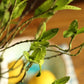 Artificial Faux Plant Green Leaf Rattan Stem 37" Tall