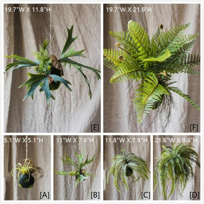 Artificial Plant Hanging Fern Plant Décoration